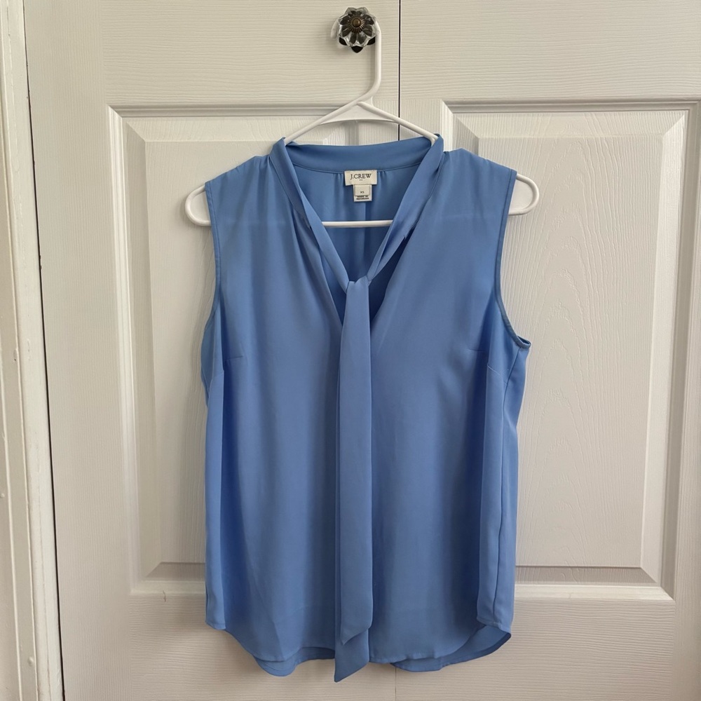 J. Crew • Sleeveless Button Down Blouse